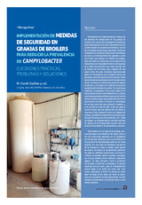 Implementación de medidas de seguridad en granjas de broilers para reducir la prevalencia de Campylobacter