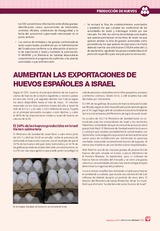 Aumentan las exportaciones de huevos espanoles a Israel
