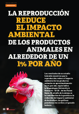 La reproducción reduce el impacto ambiental de los productos animales en alrededor de un 1% por año