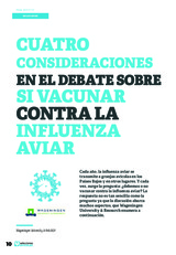Especial UNA SOLA SALUD: Cuatro consideraciones en el debate sobre si vacunar contra la Influenza Aviar