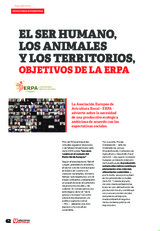 El ser humano, los animales y los territorios, objetivos de la ERPA