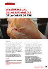 Estado actual de las anomalías de la carne de ave